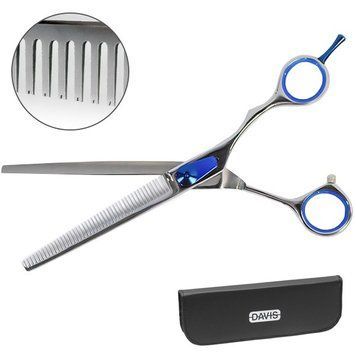 Davis Extreme Edge Blue Thinning ножницы филировальные для стрижки собак, 17.8 см 7 525 грн фото