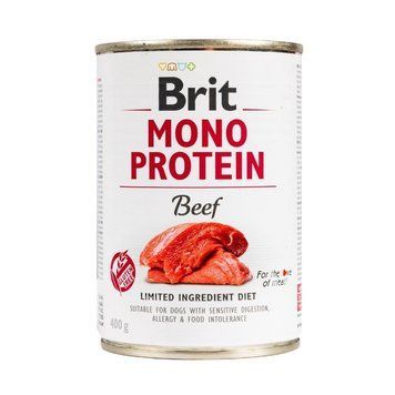 Brit Mono Protein Dog Beef вологий корм з яловичиною для собак, 400 гр 189 грн фото