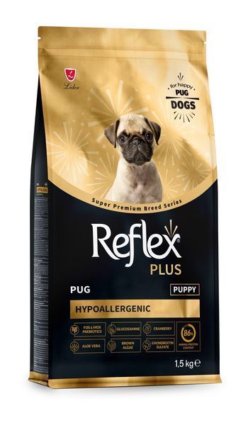 Reflex Plus Pug Puppy сухий корм для цуценят породи мопс, 1.5 кг 458 грн фото