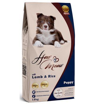 How Meow Puppy сухий корм з ягнятком для цуценят, 15 кг 2 289 грн фото