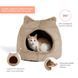 Outward Hound Best Frends Donut Shag Meow Hut домик для котов и собак, бежевый, 43 см х 43 см х 43 см 0817403024249 фото 3