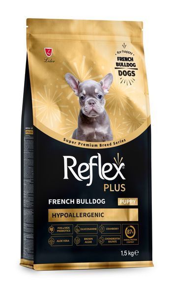 Reflex Plus French Bulldog Puppy сухой корм для щенят породы французский бульдог, 1.5 кг 458 грн фото