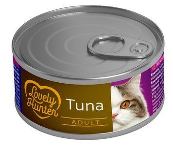 Lovely Hunter Adult cats with Tuna влажный корм с тунцом для котов 85 гр 135 грн фото