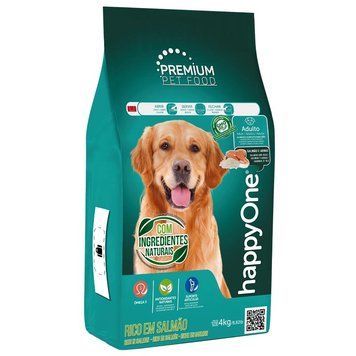 Happy One Premium Salmon&Rice Adult Dog сухий корм з лососем для дорослих собак 4 кг 1 101 грн фото