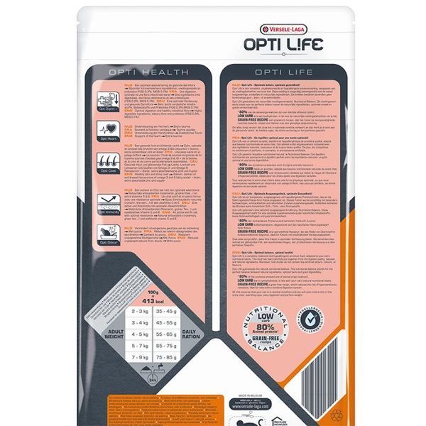 Opti Life Sensitive сухой корм с лососем для котов с чувствительным пищеварением, 2.5 кг 1 769 грн фото