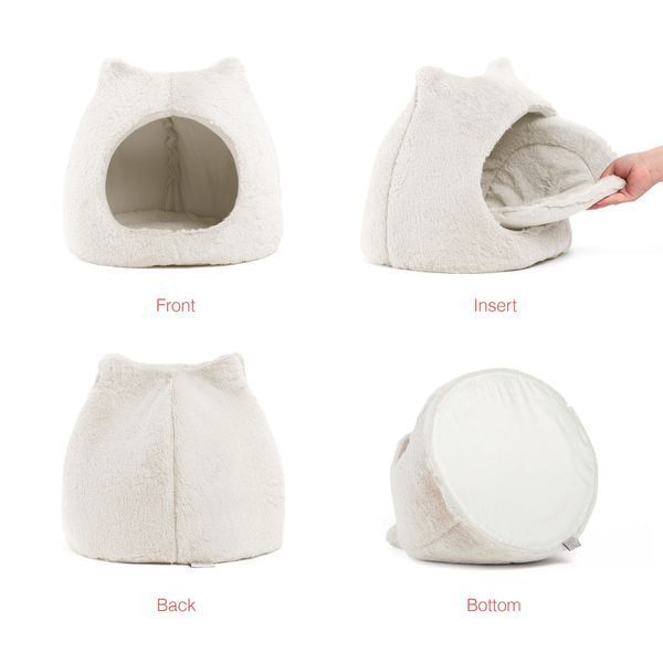 Outward Hound Best Frends Donut Shag Meow Hut домик для котов и собак, серый, 43 см х 43 см х 43 см 1 586 грн фото