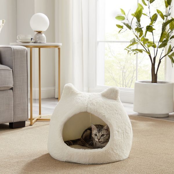 Outward Hound Best Frends Donut Shag Meow Hut домик для котов и собак, серый, 43 см х 43 см х 43 см 1 586 грн фото