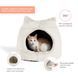Outward Hound Best Frends Donut Shag Meow Hut домик для котов и собак, серый, 43 см х 43 см х 43 см 0817403024232 фото 5