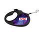 Waudog R-Leash XS рулетка для собак з малюнком "Nasa21", стрічка, 3 м 4823089337197 фото 1