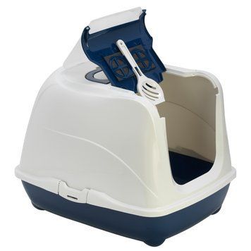 Moderna Flip Cat туалет закрыт для кошек, 58 см х 45 см х 42 см, синий 1 588 грн фото