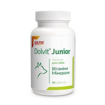 Dolvit Junior витаминно-минеральный комплекс для щенят 90 табл 509 грн фото