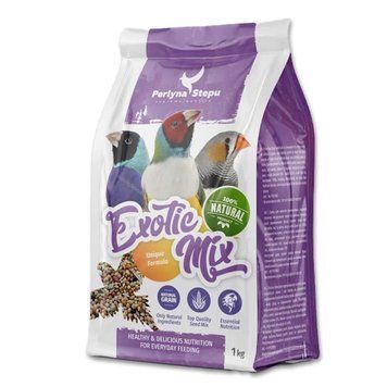 Перлина Степу Exotic Mix корм для экзотических птиц, 1 кг 132 грн фото