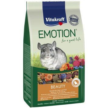 Vitakraft Emotion Beauty Selection корм для шиншил, 600 гр 548 грн фото