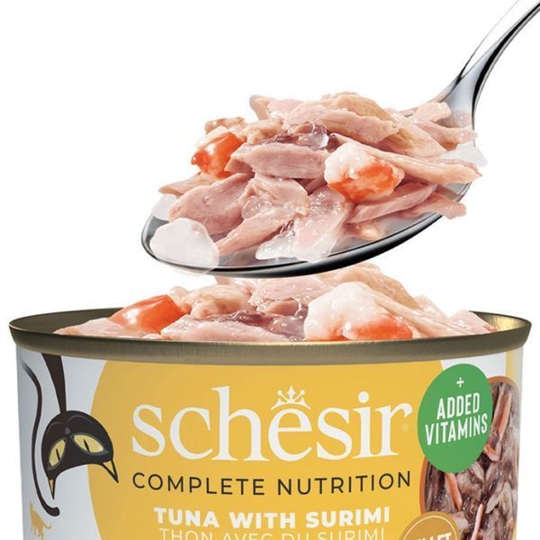 Schesir Tuna With Surimi влажный корм для котов с тунцом и сурими, 85 гр 98 грн фото